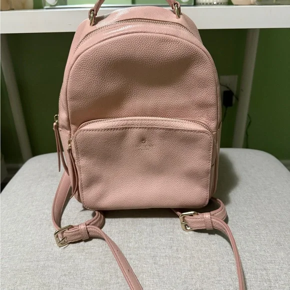 kate spade | Bags | Kate Spade Pink Backpack With Structured 